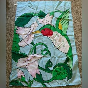 Hummingbird Reinforced Yard Garden Flag